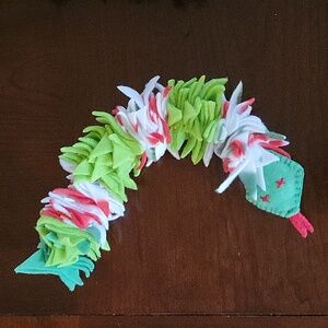 For Cats Large Hand Crafted Snuffle Sniffer Snake enrichment toy